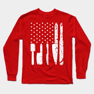 The Best American Chef Flag Long Sleeve T-Shirt